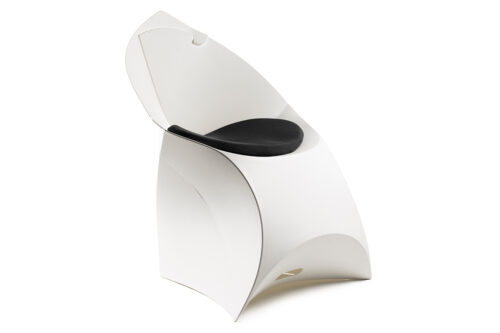 Flux-Chair-White-Pad-Black-1