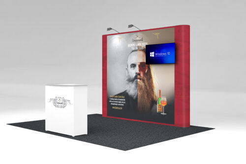 3x3F Mobiele Beursstand - Expo Fabric Pro Counter Right