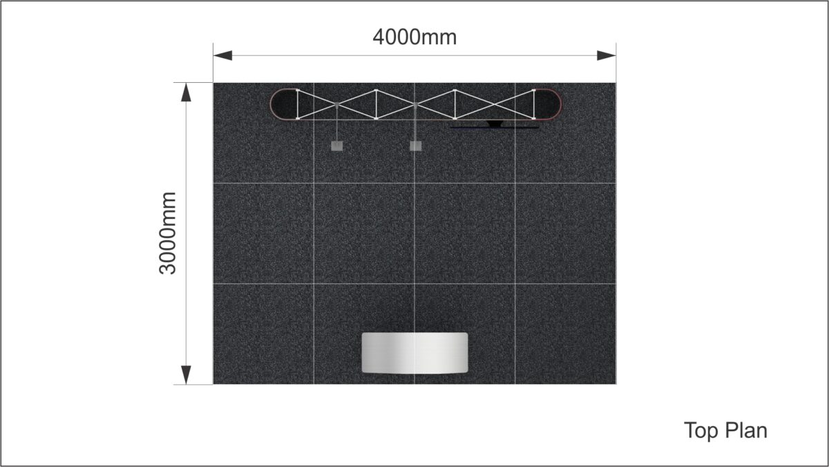 3x3 F - Mobiele Beursstand - Render 4 - 4 Top Plan